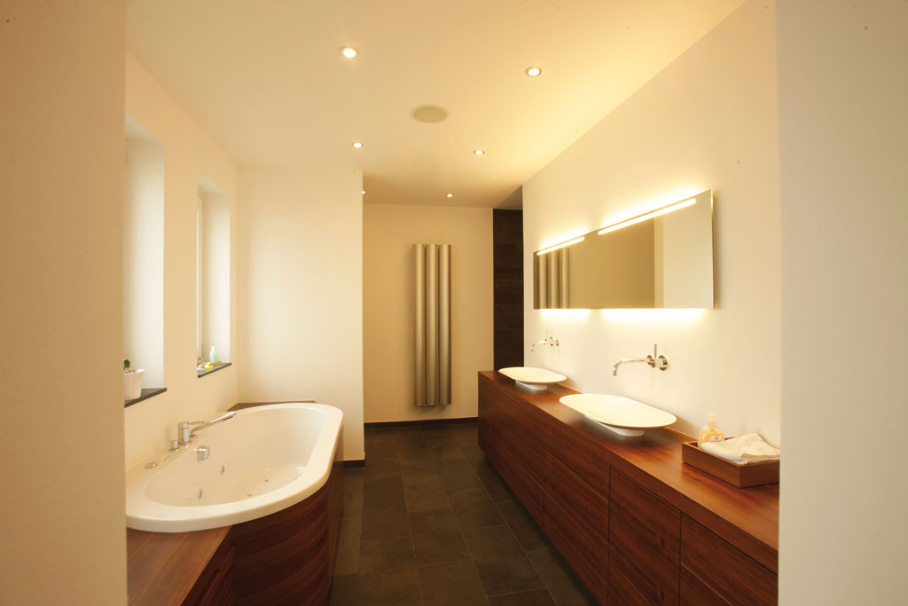 Badezimmer Klassisch Stil Massivholz Kirsche Naturstein Schreinerei Hamm in Friesenheim