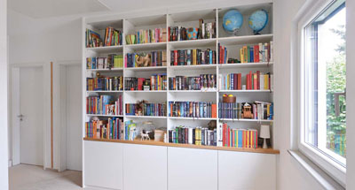 Wohnzimmer Skandinavisch in Offenburg, Schreinerei Hamm