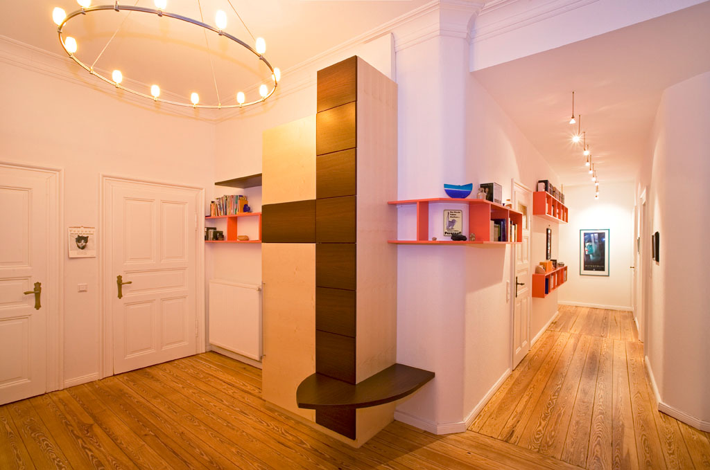 Garderobe Altbau Helles Holz Massiv Buche Nuss Schreiner Hamm in Lahr