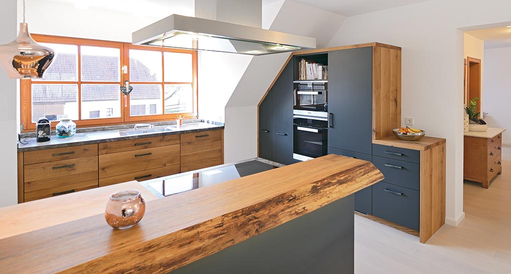 Massivholz Küche aus Eiche Chabby in Offenburg