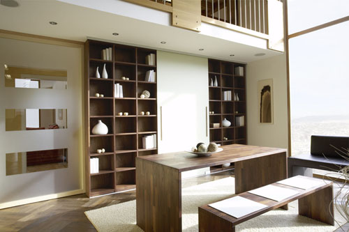 Wohnzimmer Regalwand indiivduell Schreinerei Hamm in Lahr