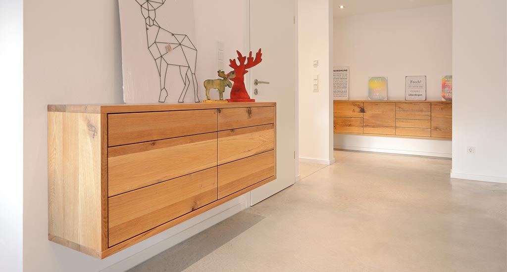 Wohnzimmer Skandinavisch in Offenburg, Schreinerei Hamm